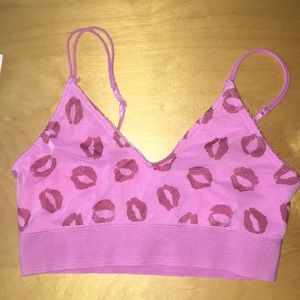 Lip Print Bralette